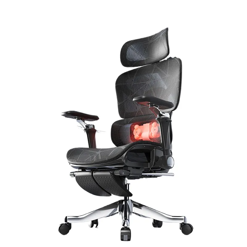 Home Office Ergonomics - Cadeira de Escritório Ergonômica com Suporte