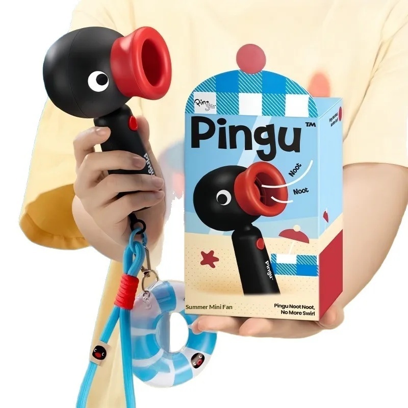 Home Office Living Room - Novo Ventilador Portátil Pingu Recarregável 2000mAh