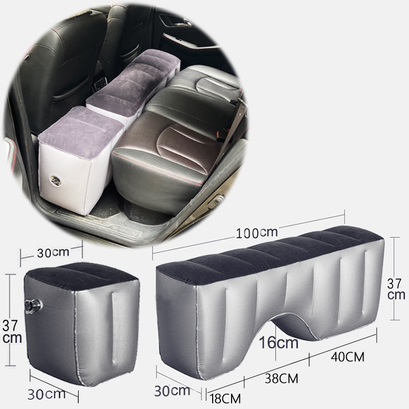 Mesh Back Cushion - Inflável Car Travel Bed Back Seat,