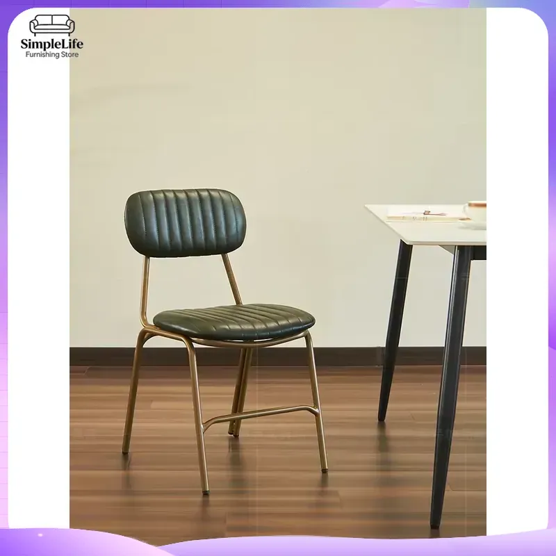 Home Office Industrial Style - Cadeira de Jantar Retrô de Ferro