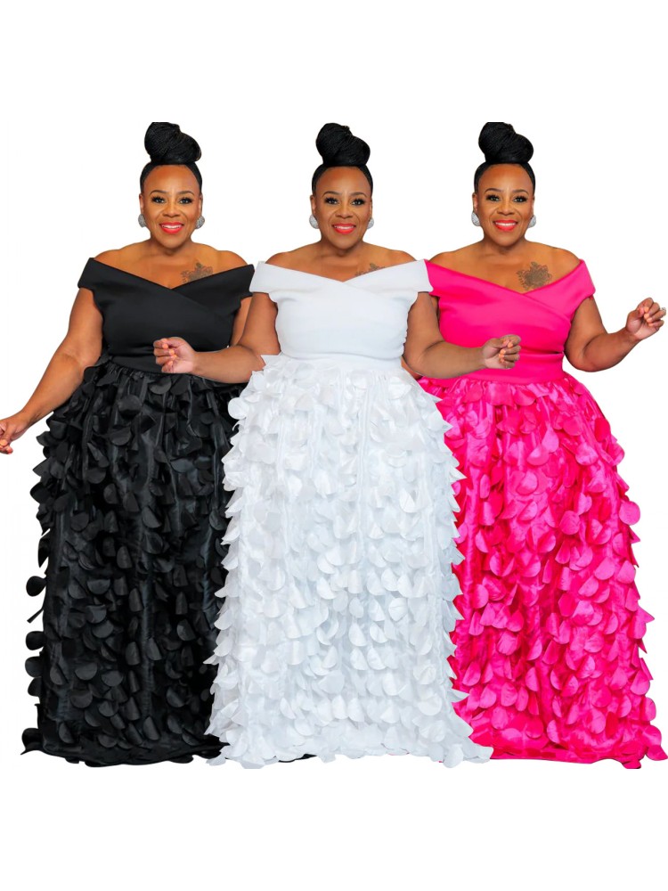 XL-5XL plus size elegante maxi - Home Office Makeover avaliação e preço