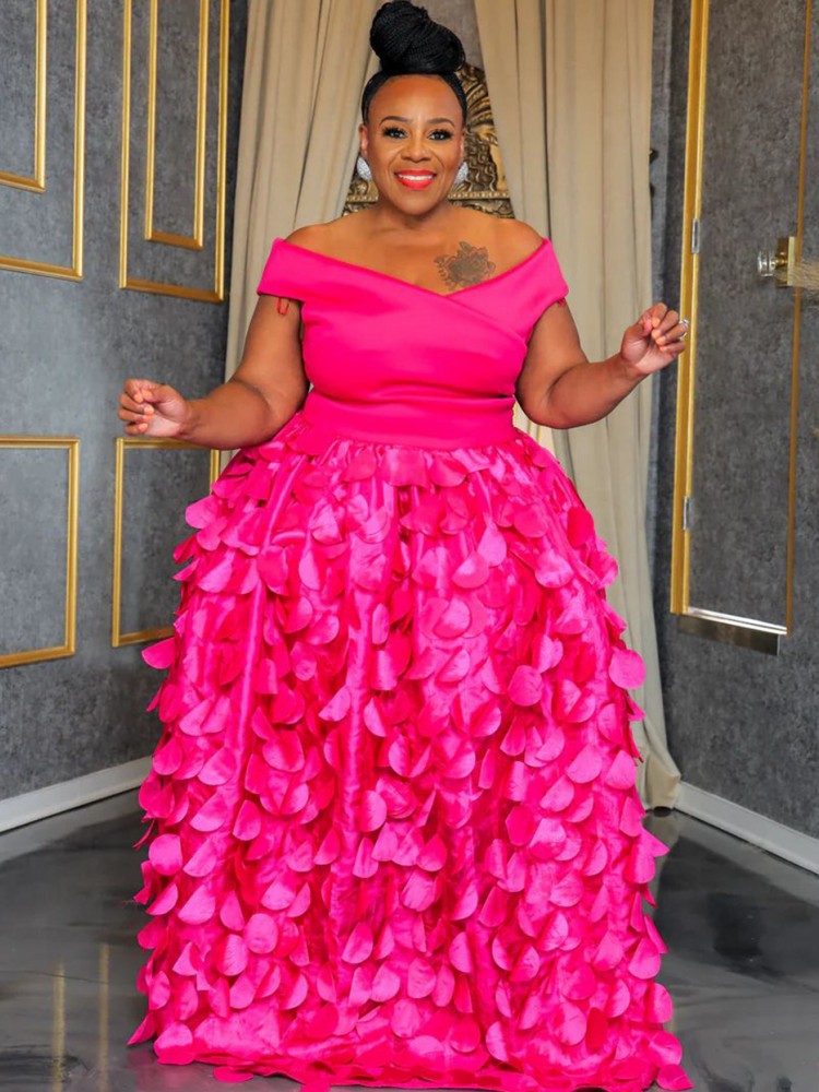 XL-5XL plus size elegante maxi - Home Office Makeover avaliação e preço