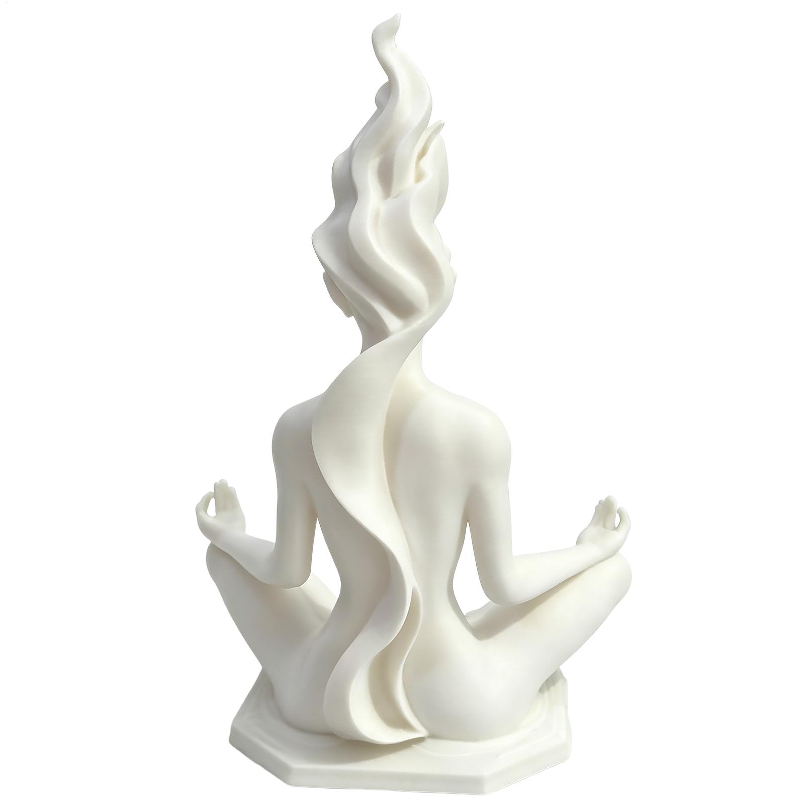 Escultura Abstrata de Mulher P - Home Office Yoga Room avaliação e preço