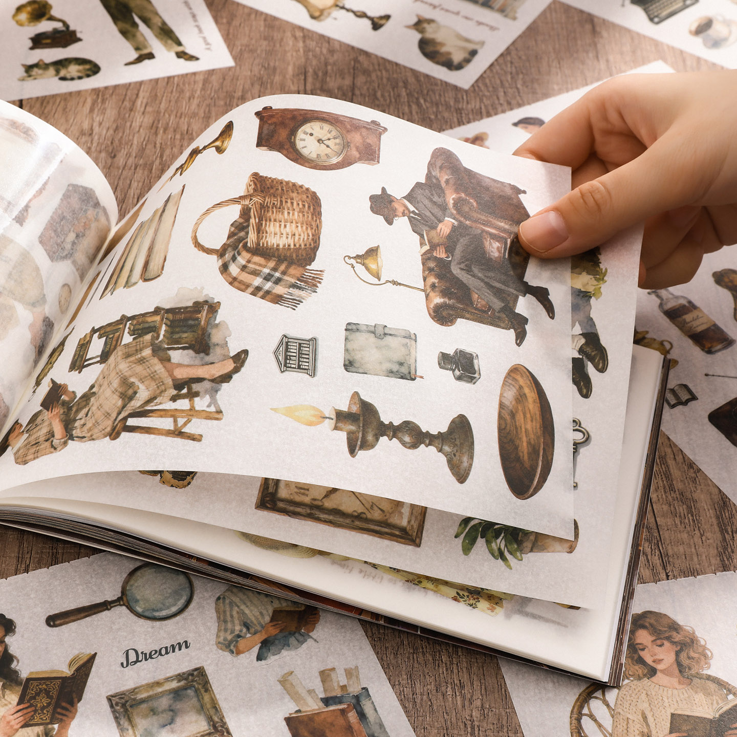 50 folhas/livro material retrô - Home Office Login avaliação e preço