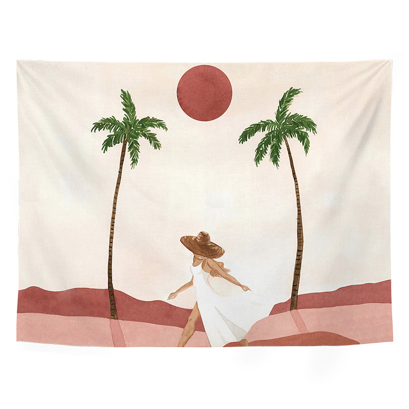 Tapeçaria Abstrata Minimalista - Home Office Yoga Room avaliação e preço