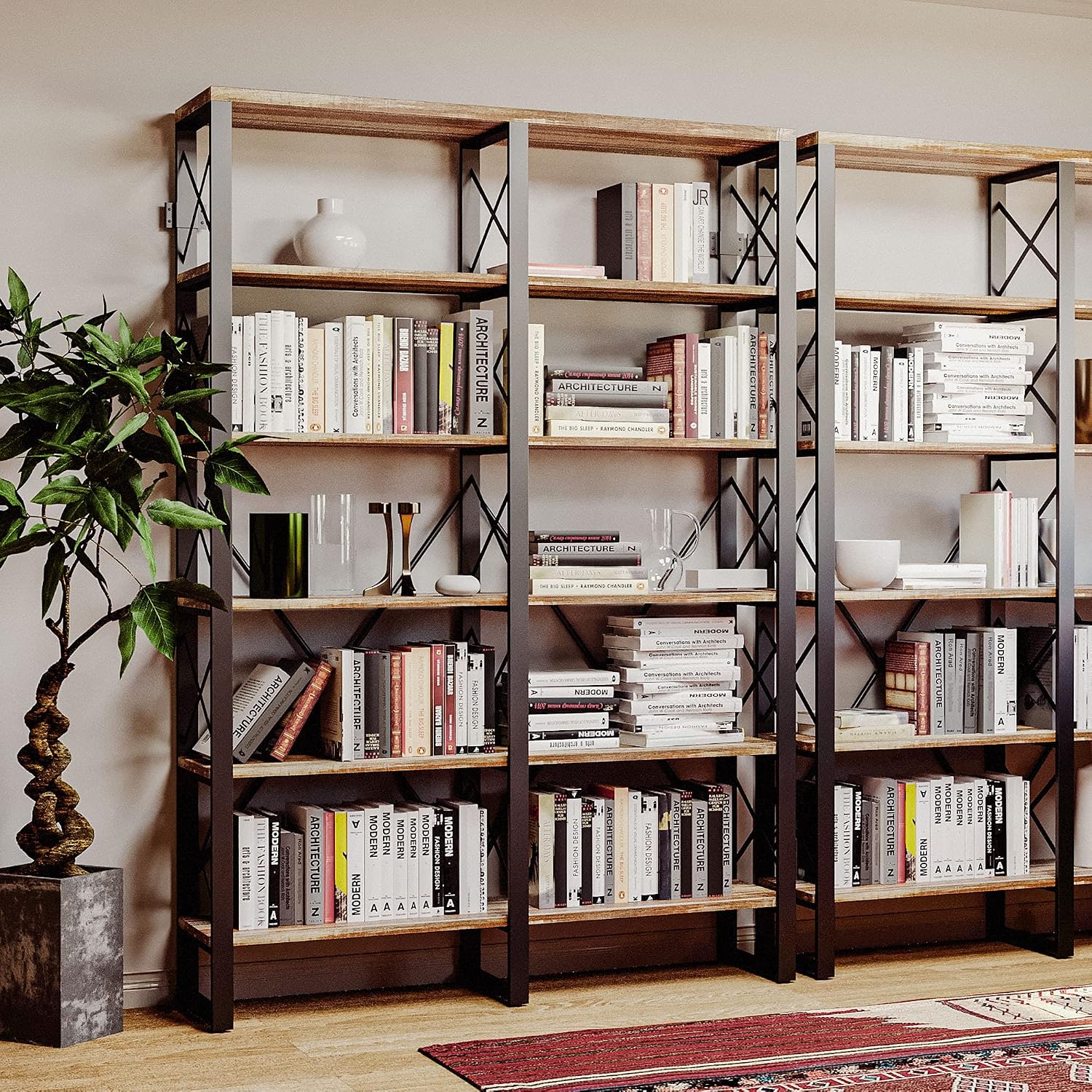 Estante Aberta Grande de Seis  - Home Office Industrial Style avaliação e preço