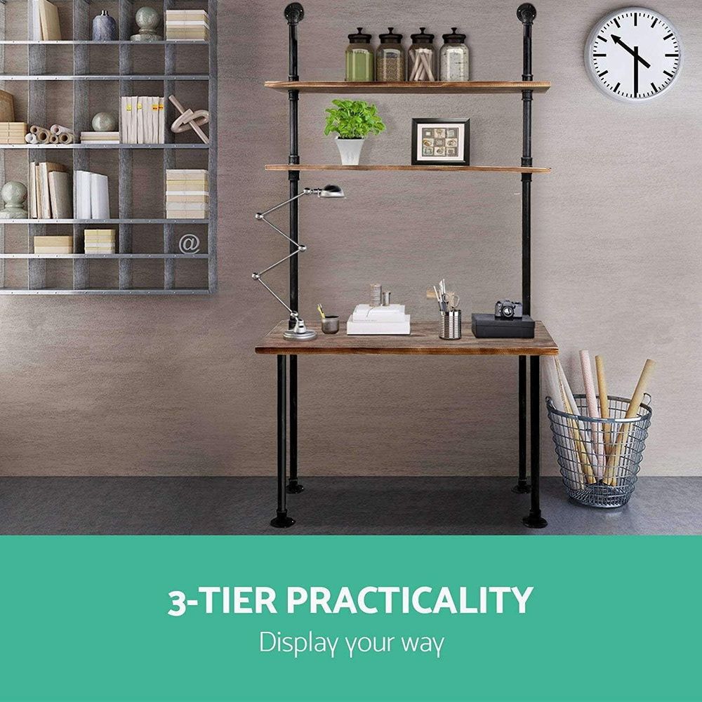 Mesa para Laptop de Madeira Só - Home Office Industrial Style avaliação e preço