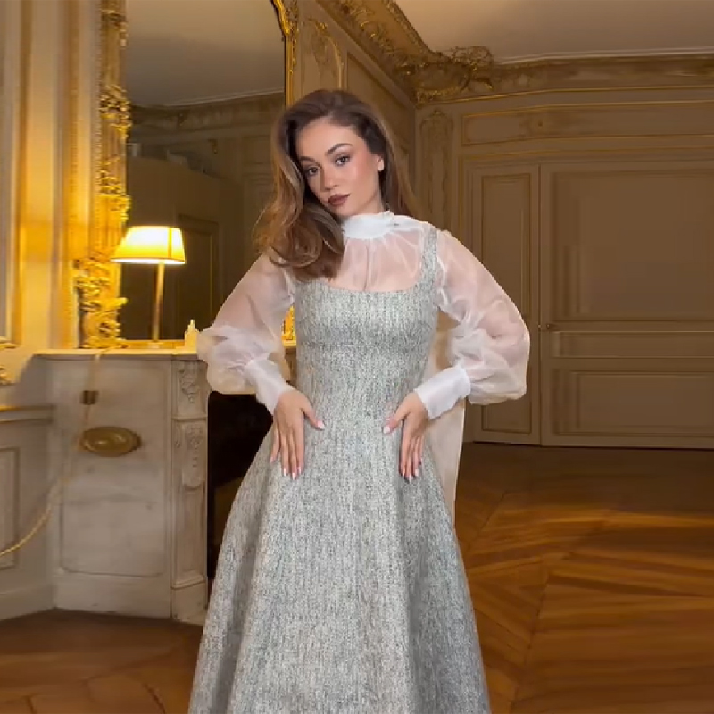 Vintage elegante vestido sólid - Home Office Makeover avaliação e preço
