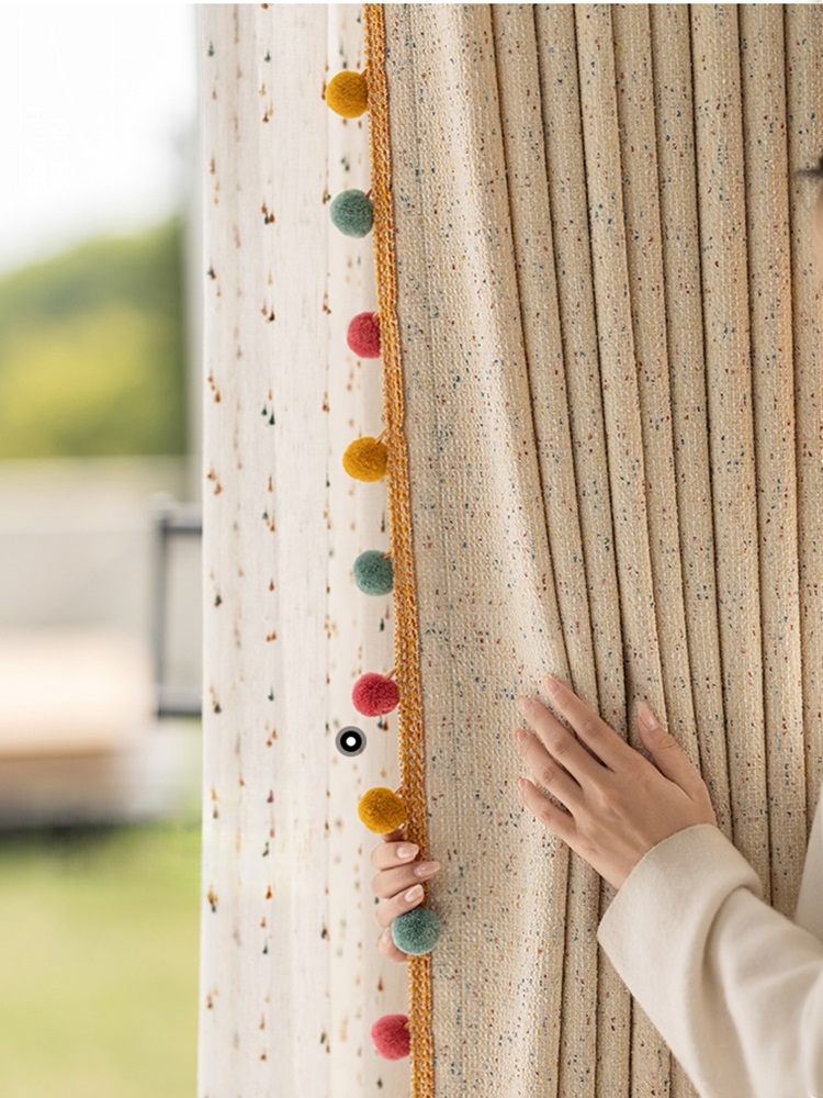Cortinas de feijão de renda co - Home Office Yoga Room avaliação e preço