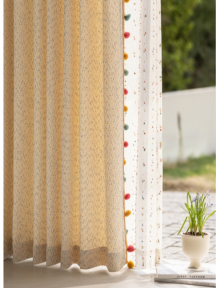 Cortinas de feijão de renda co - Home Office Yoga Room avaliação e preço