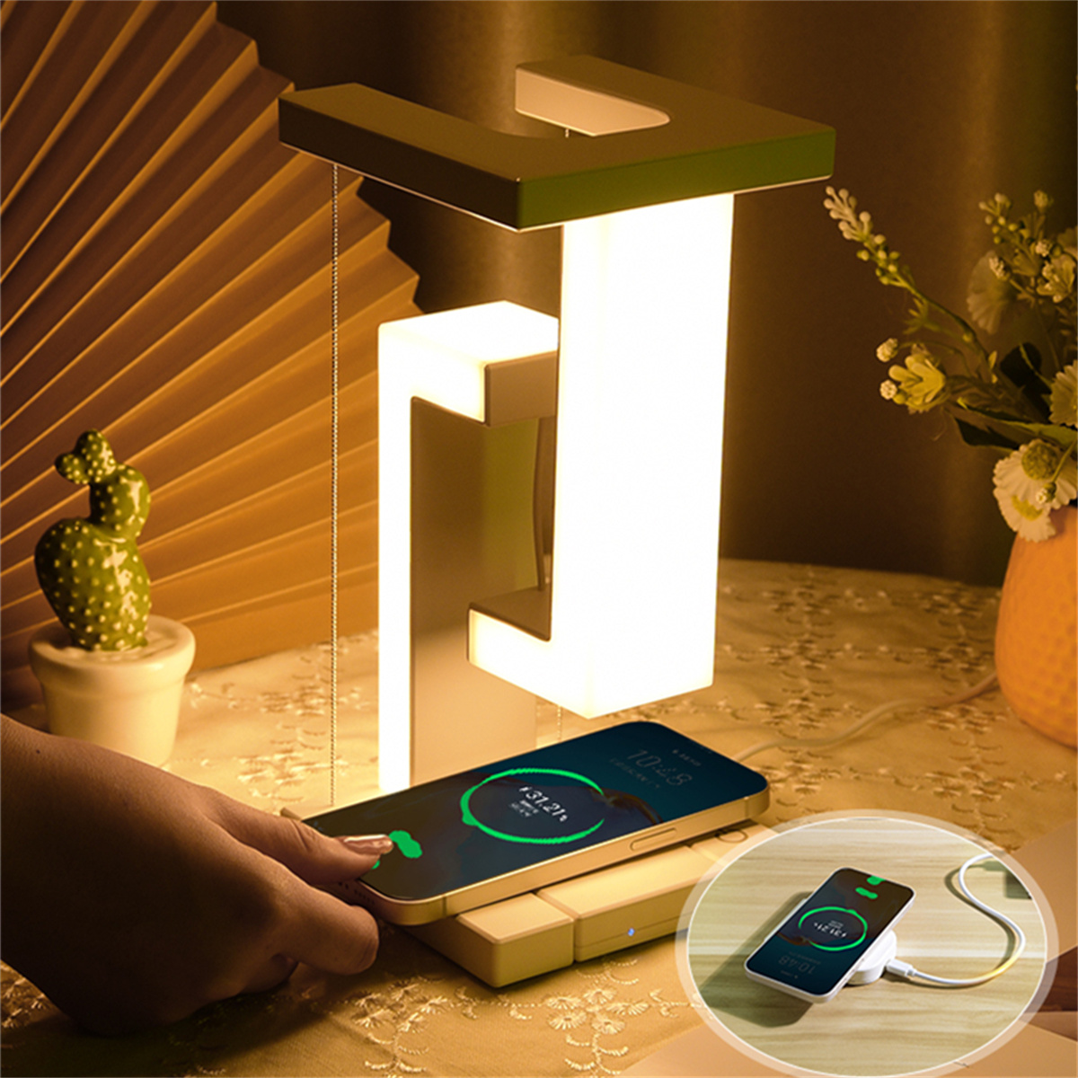 Luminária de Mesa Flutuante co - Desk Charging Station avaliação e preço