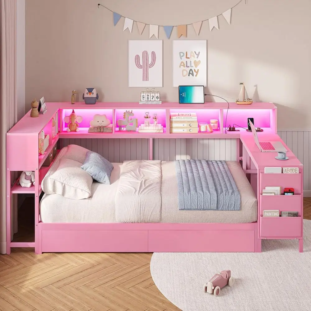 Cama de Solteiro com Mesa, Est - Desk Charging Station avaliação e preço