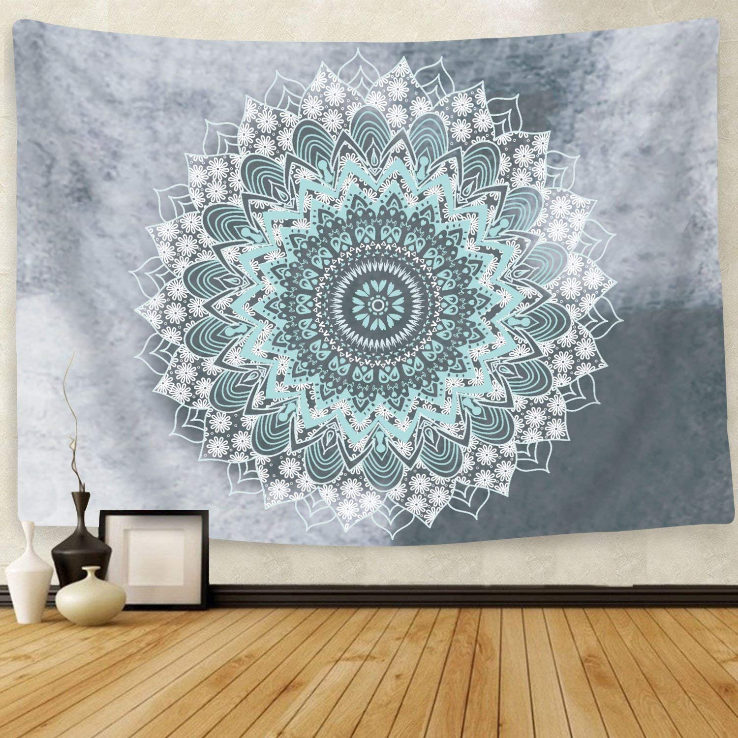 Tapeçaria Mandala de Macramê p - Home Office Yoga Room avaliação e preço